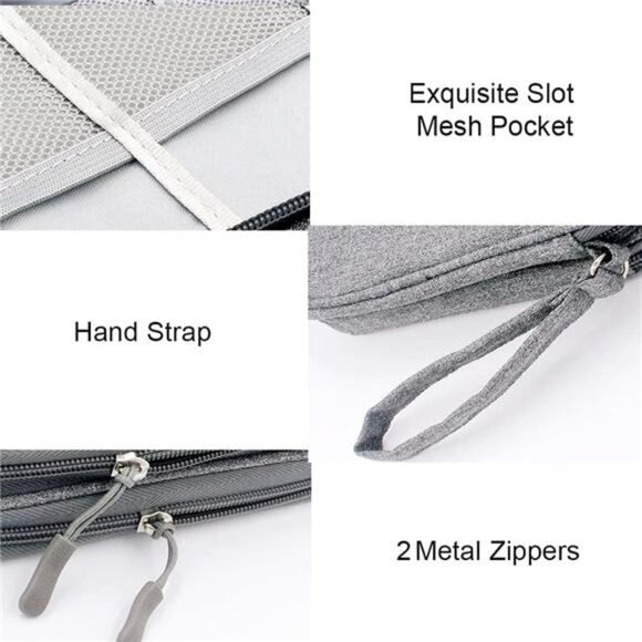 Electronic Travel Packing Organizer Pouch forKeeping Tech Accessories Cable Cord - Picture 6 of 7